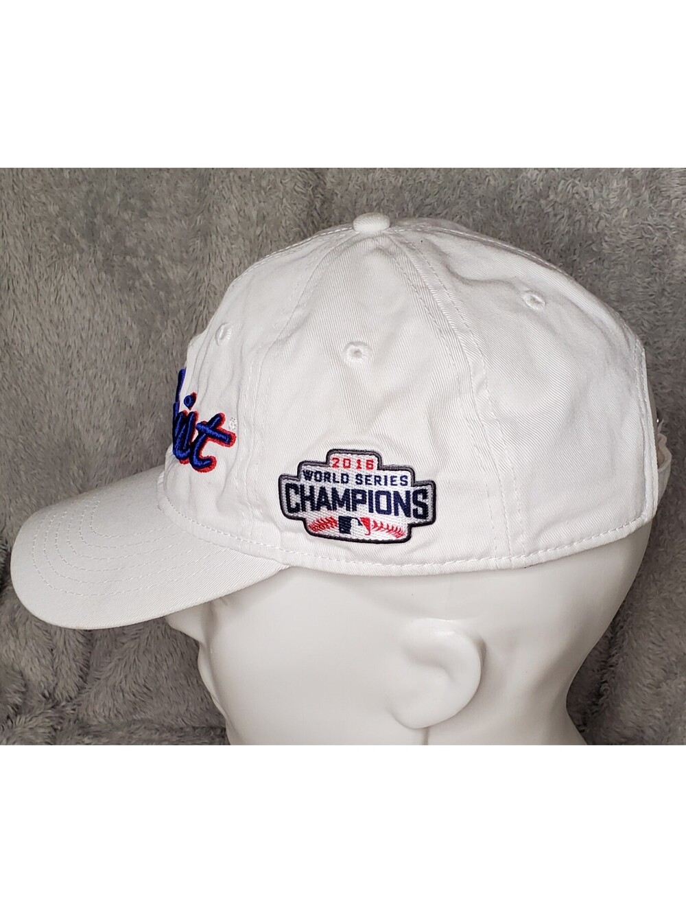 Titleist New Era Chicago Cubs 2016 World Series Champions White Strapback Hat